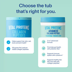 Advanced Collagen Peptides + Colostrum + Prebiotic Fiber