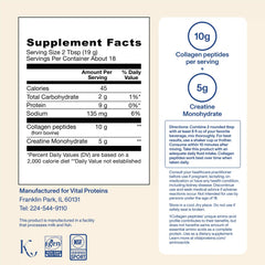Advanced Collagen Peptides + Creatine - Strawberry Lemon