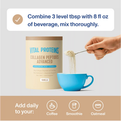 Vanilla Collagen Peptides Advanced - with Hyaluronic Acid & Vitamin C